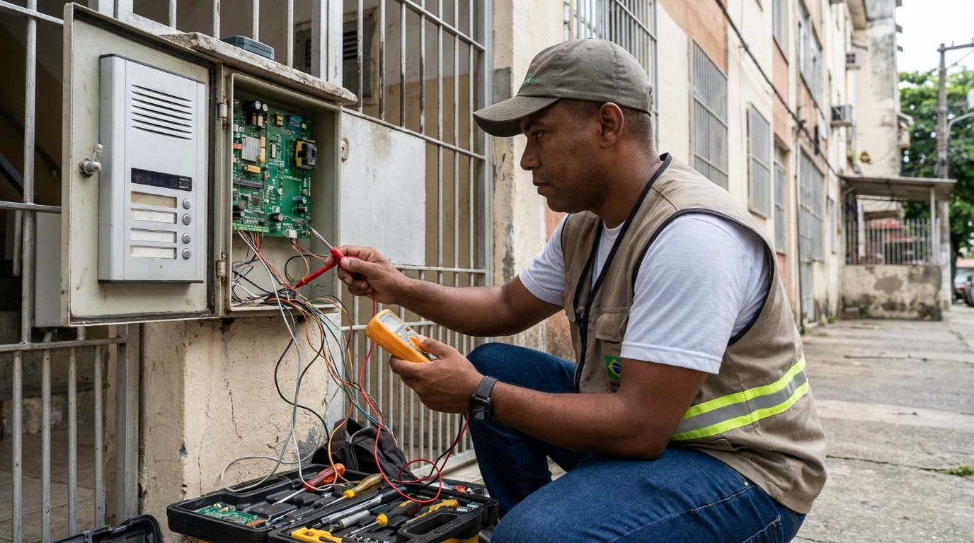 Reparo de Placa e Campainha em Maringá‑PR